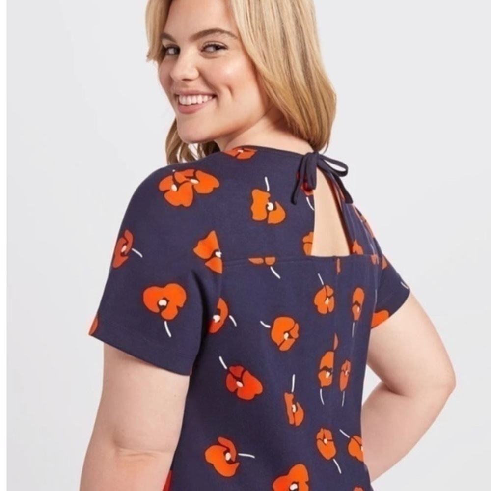 Draper James Poppy Ponte Shift Dress - Picture 5 of 6